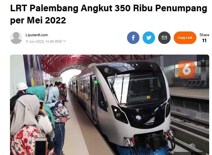 Habiskan Rp9 Triliun, Ridwan Kamil Sebut LRT Palembang Proyek Gagal 