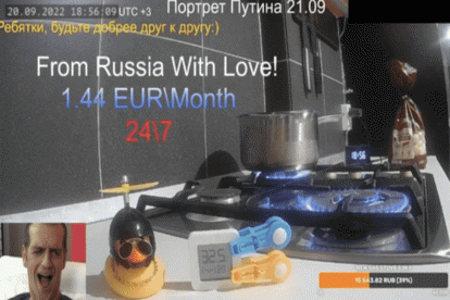 Eropa terancam krisis energi tapi pria Rusia ini malah live streaming pamer kompor