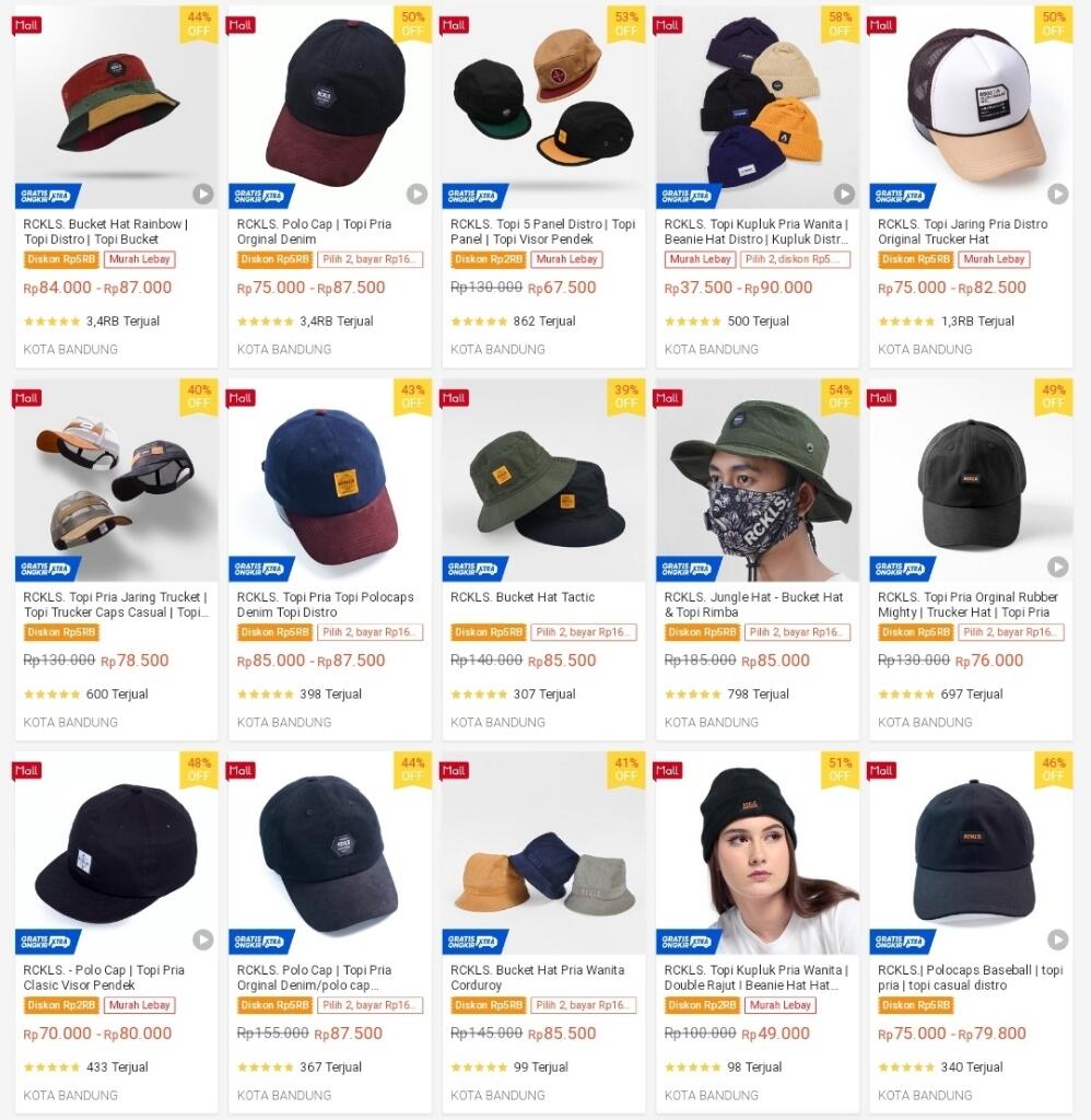 5 Rekomendasi Toko Topi di Shopee yang Laris dan Berkualitas