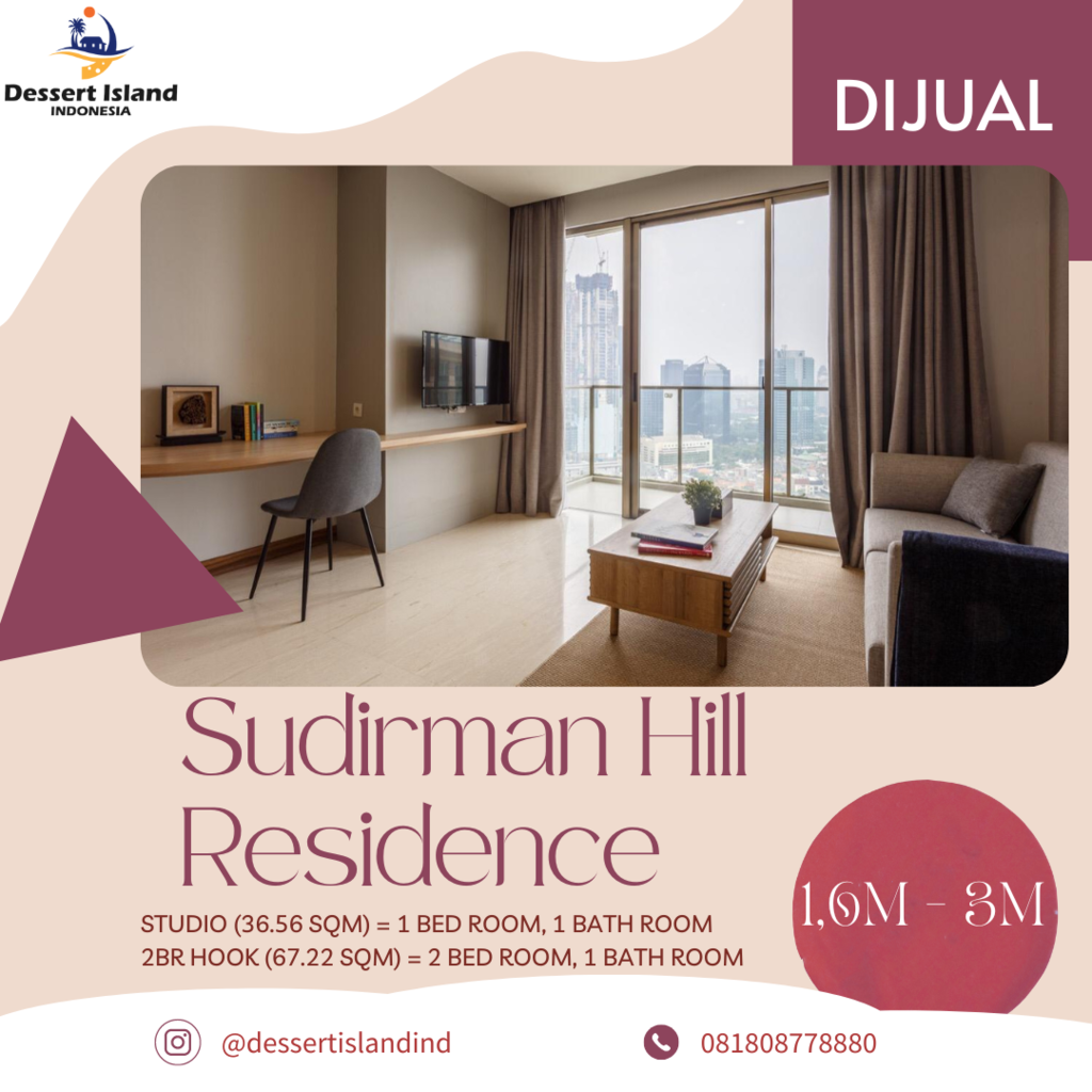 Di Jual Apartemen Sudirman Hill Residence