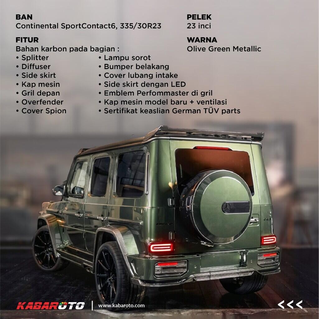 Mercedes-AMG G63 4x4² Tampilan Lebih Gagah