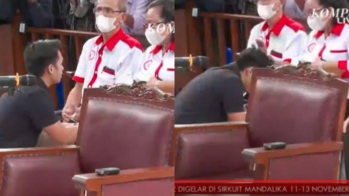 Momen Eliezer Mencium Tangan Ibu Brigadir J di Sidang Kedua Hari Ini