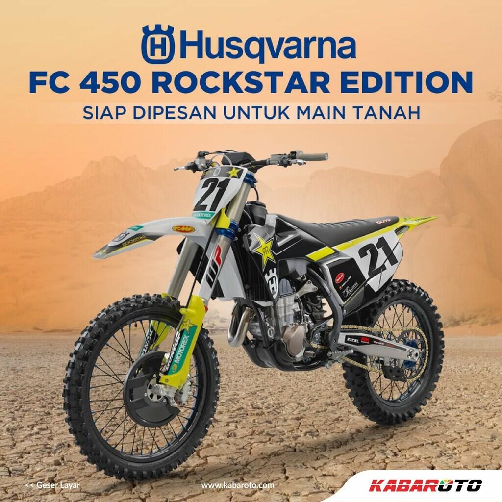 Husqvarna FC 450 Rockstar Edition 2021, Sudah Siap Jadi Jagoan!