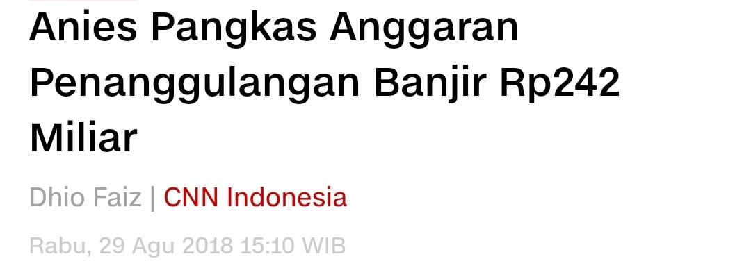 Pemprov DKI Ajukan APBD 2023 Rp 85,57 T, Penanggulangan Banjir Jadi Prioritas