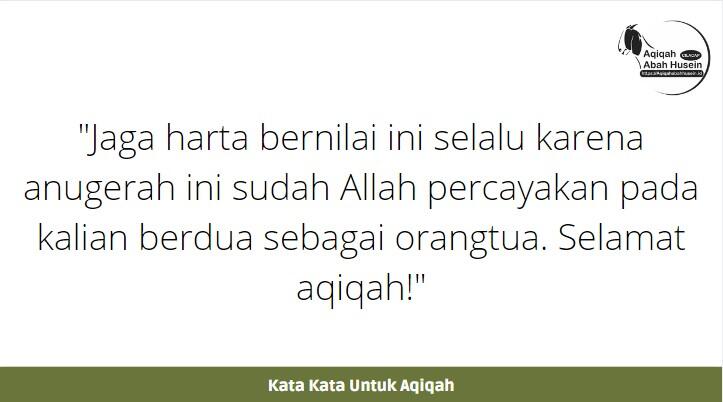 Kata Kata Aqiqah Anak untuk Syukuran dan Ucapan Selamat