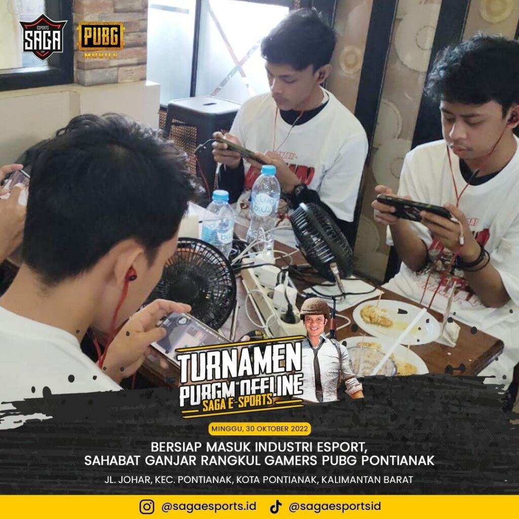 80 MILENIAL IKUT TURNAMEN PUBG MOBILE SAGA ESPORTS