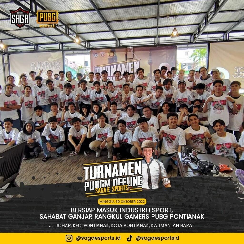 80 MILENIAL IKUT TURNAMEN PUBG MOBILE SAGA ESPORTS