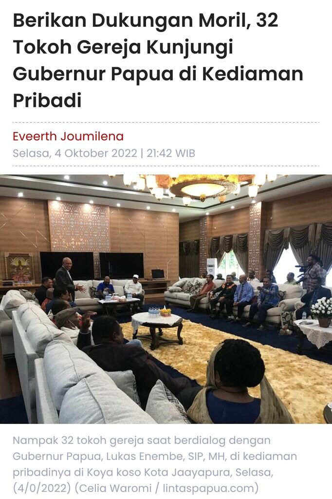 Berapa APBD Papua yang Dipakai Lukas Enembe buat Bayar Dokter Singapura?