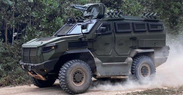 Indo Defence 2022 - Malaysia Tampilkan Kendaraan Taktis Tarantula HMAV 4x4