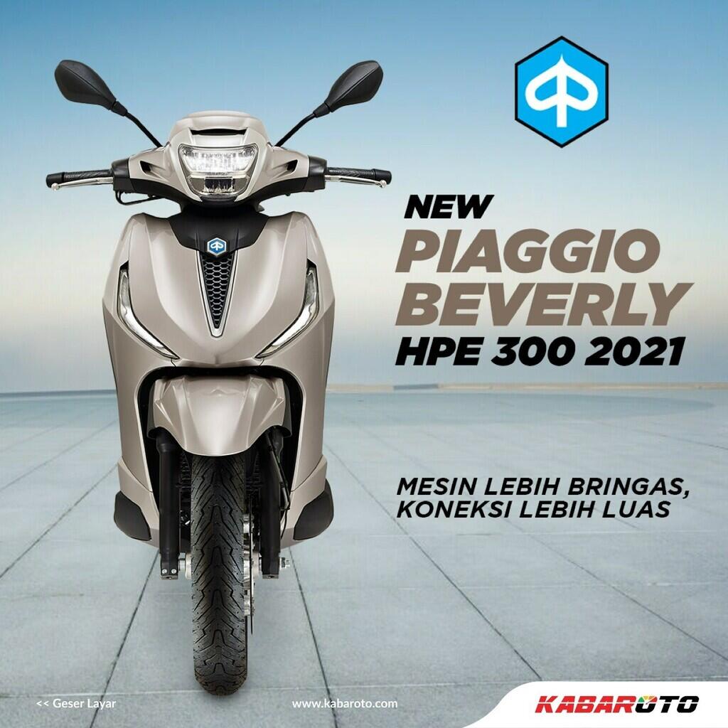 Piaggio Beverly Kini Disuguhkan High Performance Engine