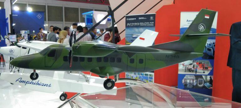 Indo Defence 2022 - PT DI Tampilkan Pesawat N219 Amphibi