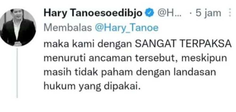 Hary Tanoe Dapat Ancaman! Gara-Gara Masih Siaran Analog Di Jabodetabek.

