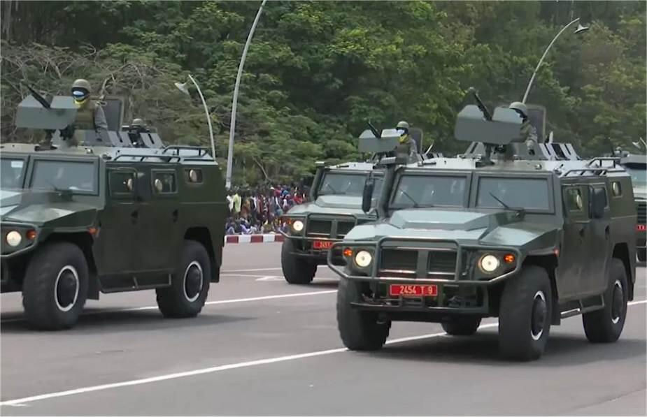 Rusia Mengirim Kendaraan Taktis GAZ-2330 Tigr &amp; Patrol MRAP Untuk Republik Kongo