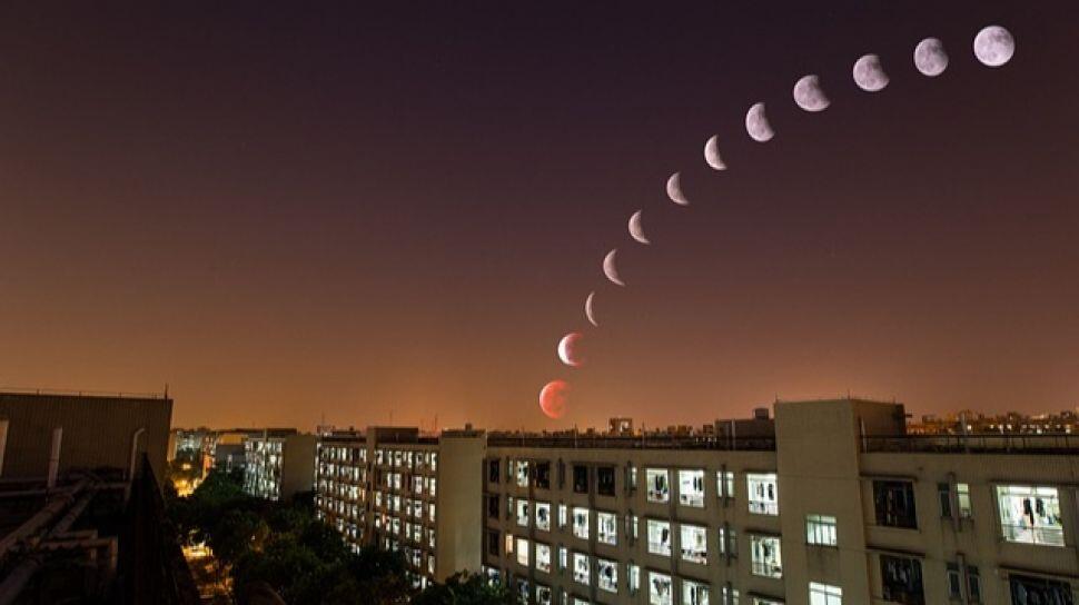 Waktu dan Lokasi Pas Lihat Gerhana Bulan Total Hari Ini