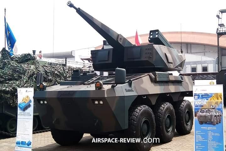Indo Defence 2022: PT Pindad Perkenalkan Badak 6x6 SPAAG