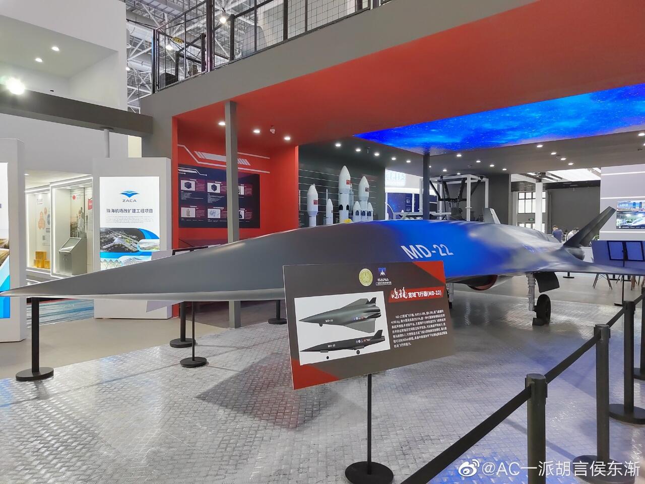 Zhuhai Airshow 2022: China Perkenalkan MD-22, Drone dengan Kecepatan Hipersonik