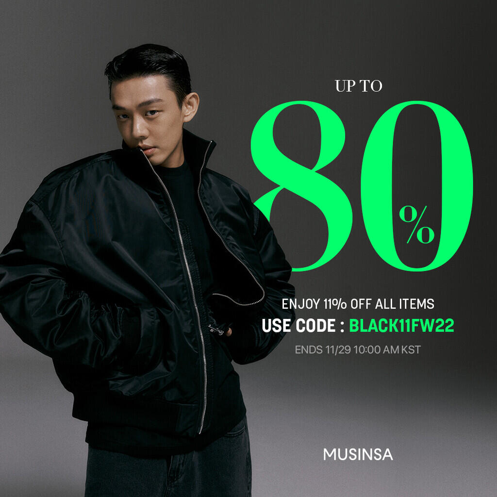 &#91;Black Friday Sale&#93; Korea's No.1 Fashion platform now on Indonesia with Yoo Ah-in