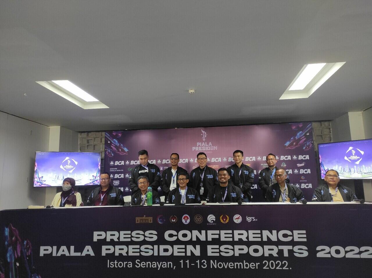 Sandiaga Uno Resmi Buka Piala Presiden Esports 2022