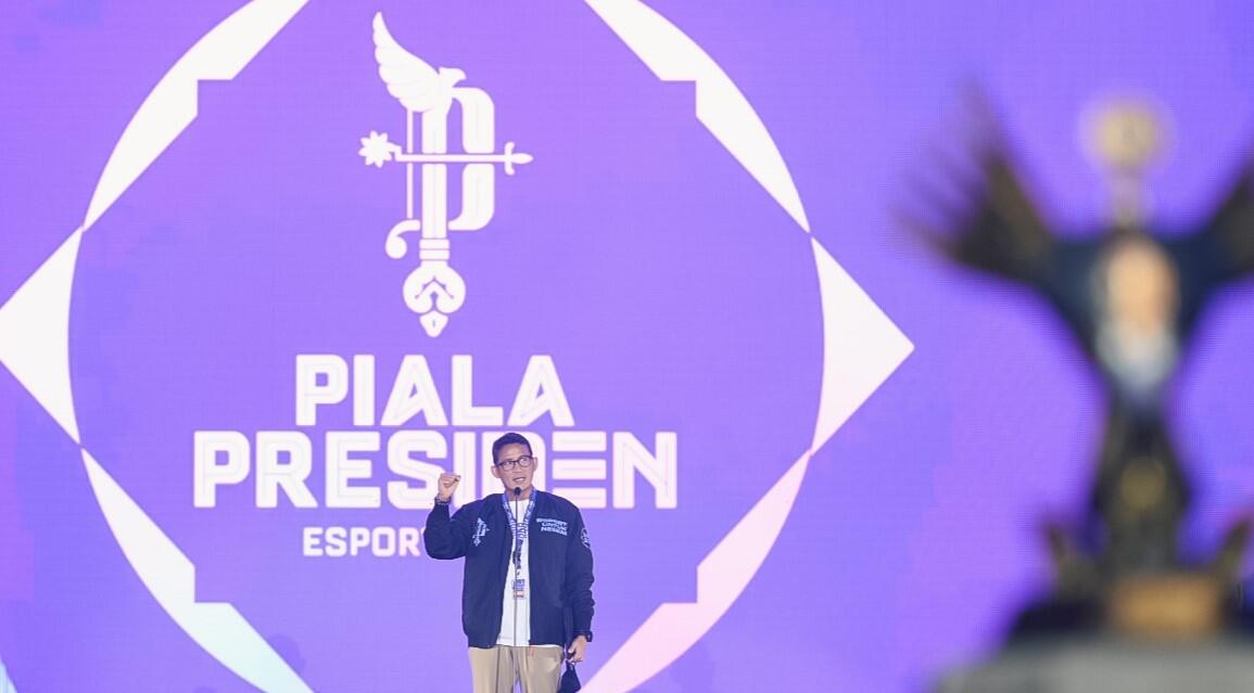 Sandiaga Uno Resmi Buka Piala Presiden Esports 2022