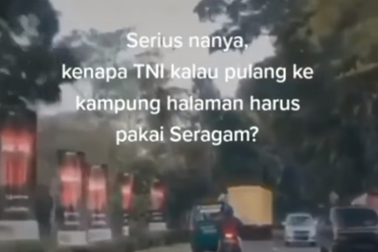 Mengapa Prajurit TNI Saat Pulang ke Kampung Halaman Harus Pakai Seragam?