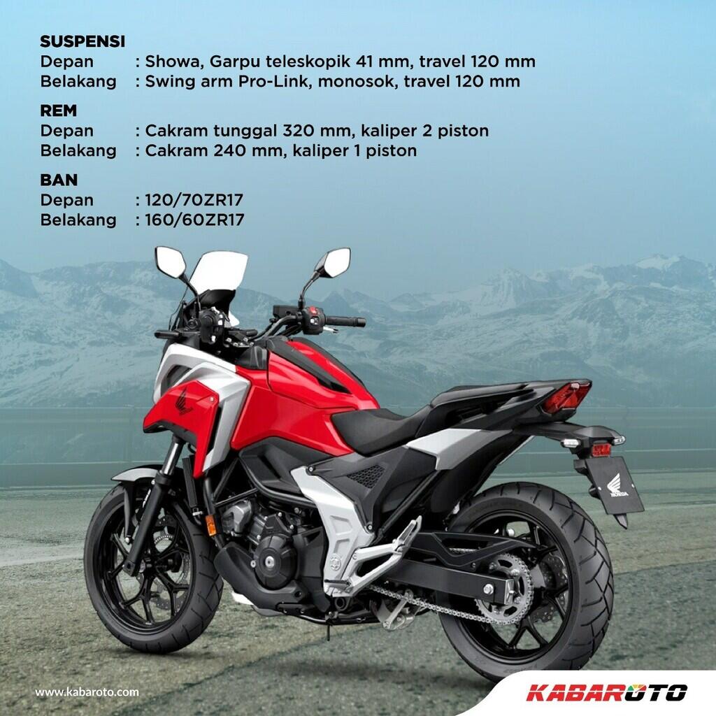 Honda NC750X, Pamer Kian Lincah