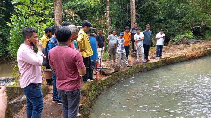 Penggunaan Perangkat Pakan Ikan Otomatis Berbasis IoT di Kaweruan