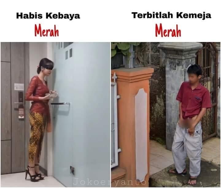 Kembali Meresahkan, Setelah Heboh Kebaya Merah Kini Gempar Kemeja Merah, Jangan Cari