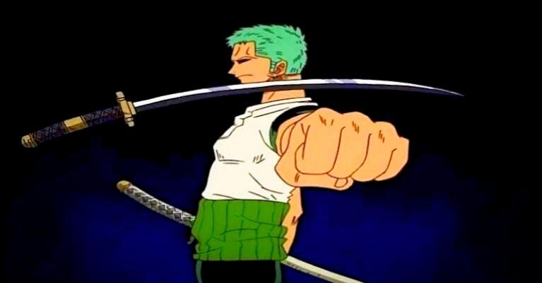 Momen epic 𝓩oro menaklukan ketiga pedangnya, menantang kutukan dengan memilih takdir