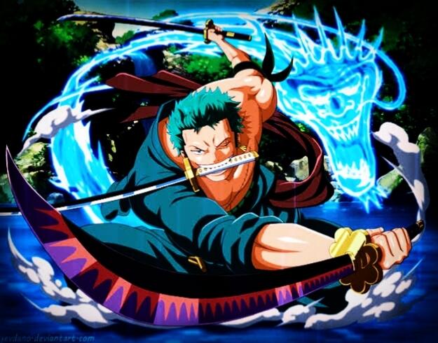 Momen epic 𝓩oro menaklukan ketiga pedangnya, menantang kutukan dengan memilih takdir