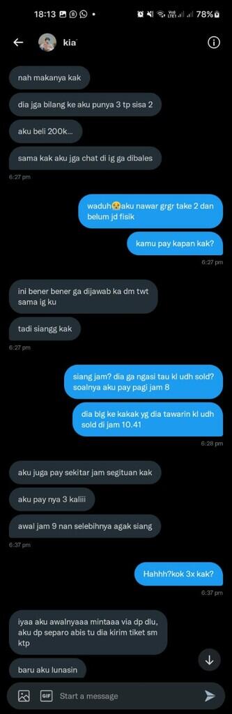 HATI-HATI PENIPU TIKET KONSER!!