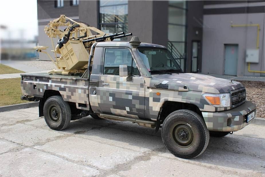 Viktor Anti Aircraft Twin Gun: Pakai Senapan Mesin Soviet dan Chassis Pick Up Toyota