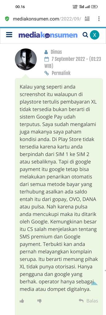 Menurut gw xl operator sampah