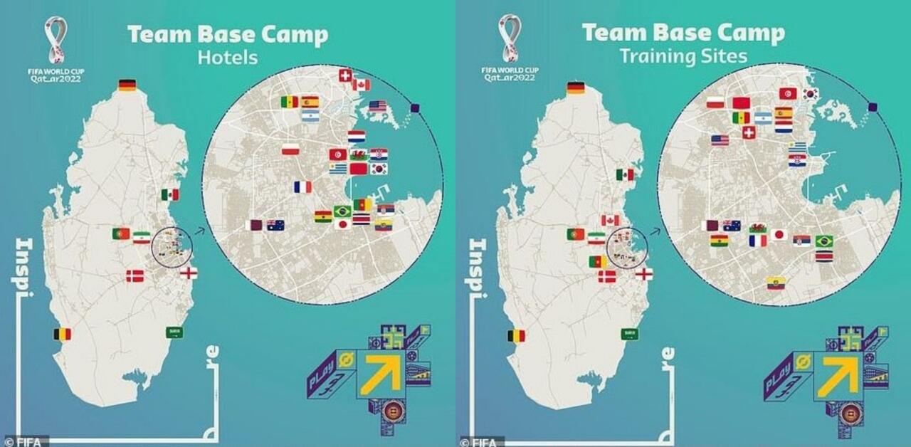 Siap-Siap Melongo! Intip Base Camp Timnas Favoritmu Selama Piala Dunia di Qatar 😲