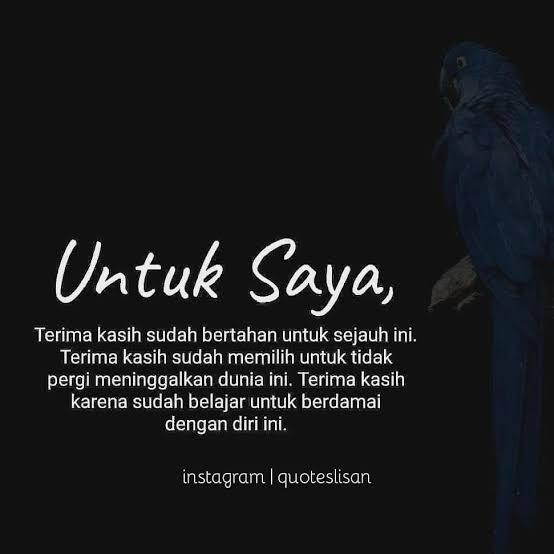TERIMA KASIH UNTUK "AKU"