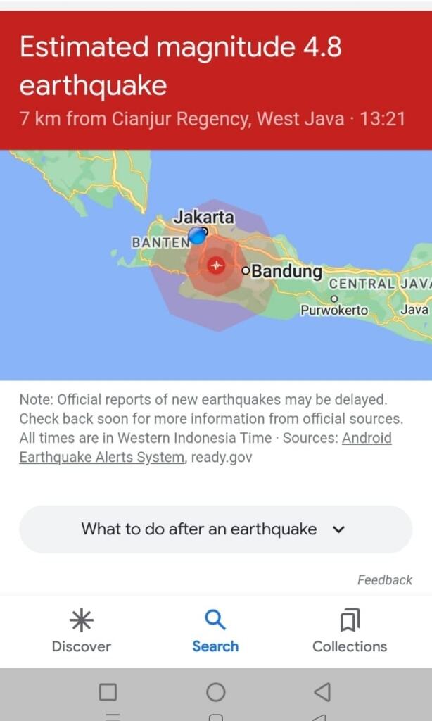 Guncangan Gempa Terasa Kuat di Jakarta!