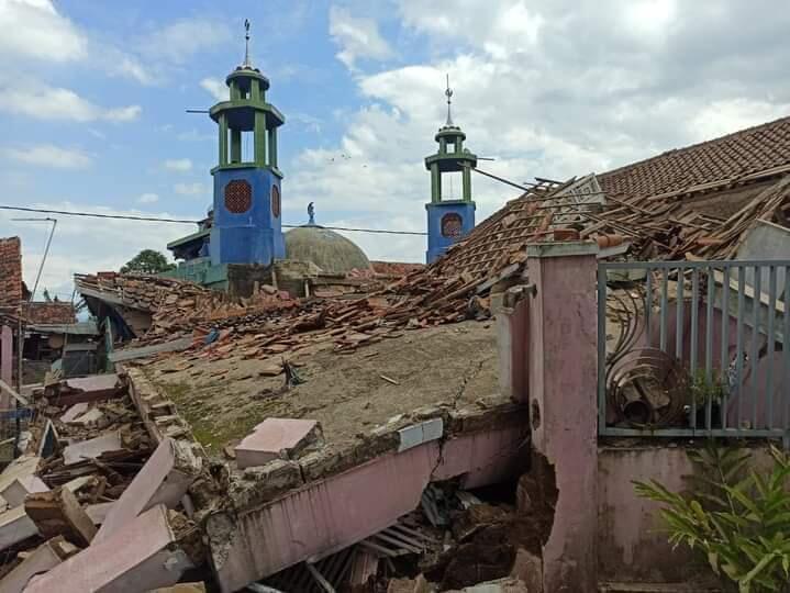 Foto Kerusakan Parah Afer Gempa Cianjur