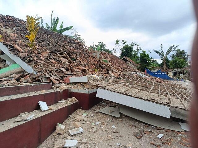 Foto Kerusakan Parah Afer Gempa Cianjur