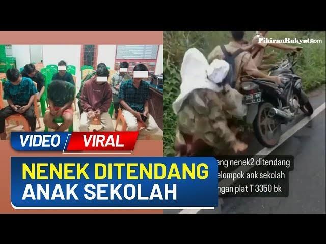 Pelajar Sekarang Makin Gak Ada Akhlak! Nenek Tua Renta Di Tendang, Siapa Yang Salah?