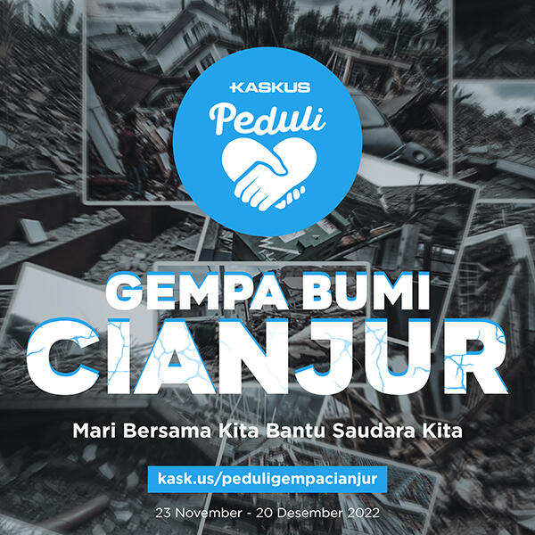 KASKUS Peduli Gempa Cianjur, Ayo Bantu Saudara Kita GanSis!