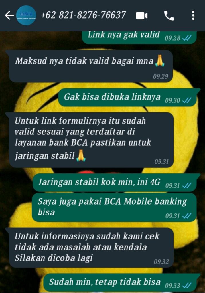 Waspada, HOAX Surat Edaran Modus Kenaikan Tarif Transaksi BCA Berujung Penipuan 