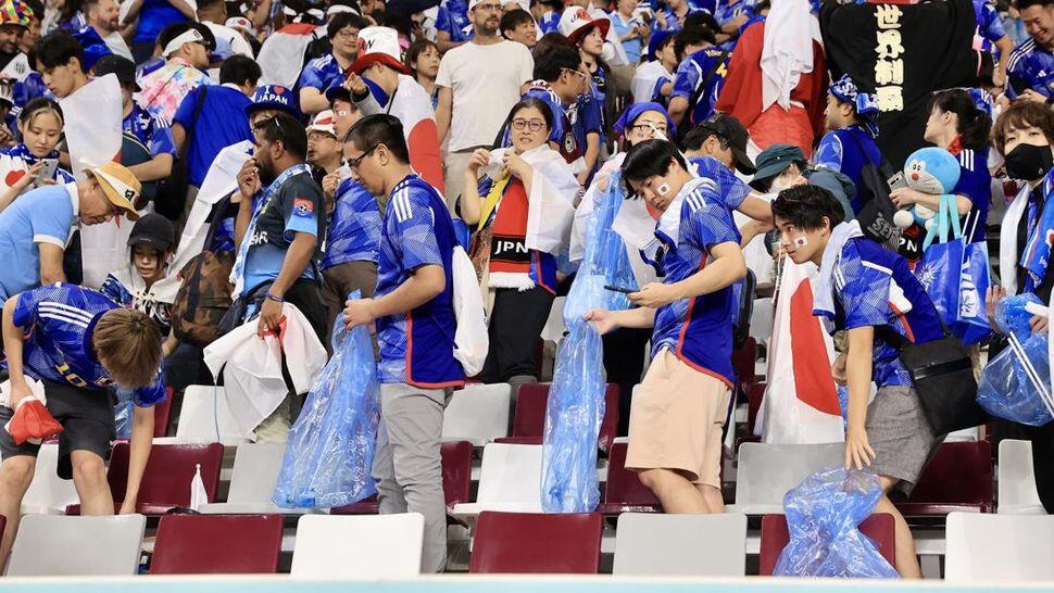 Supporter dan Timnas Jepang Jadi Sorotan Dunia, Berikut Aksi-aksi yang Diapresiasi