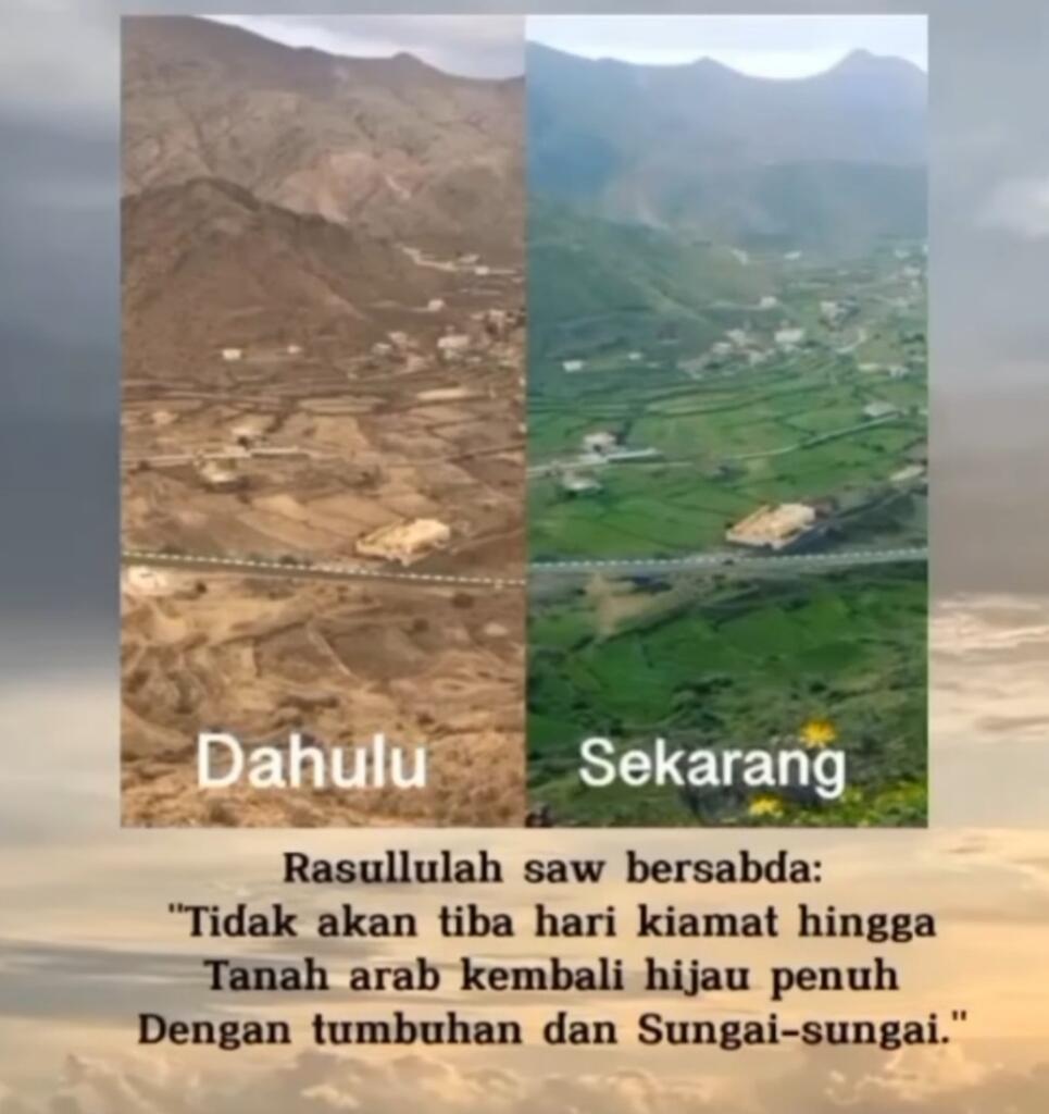 Fakta Kiamat Sudah Didepan Mata, Salju Turun di Tanah Arab, Bertaubatlah....