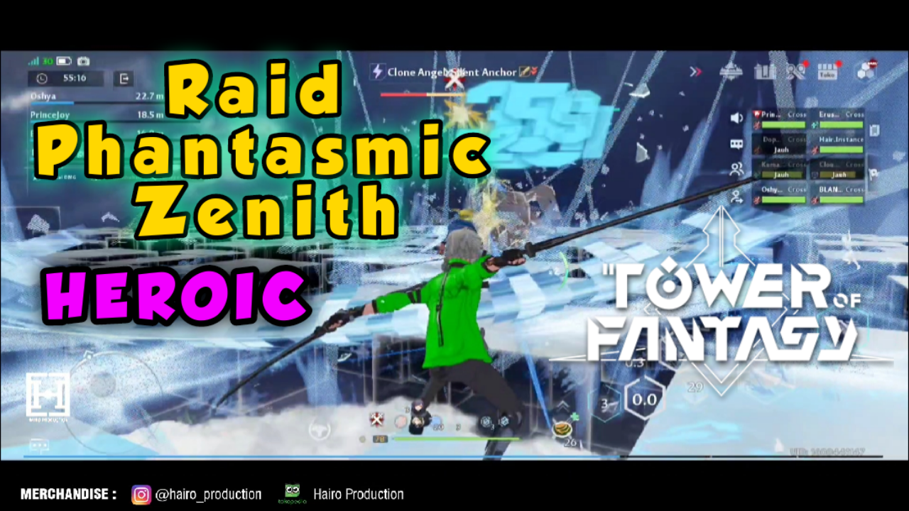 &#91;VIDEO&#93; Raid Phantasmic Zenith (Heroic) - TOWER OF FANTASY