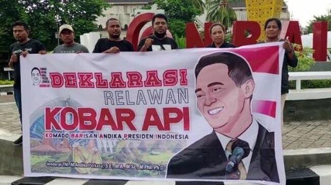 Relawan Kobar Api Kupang Deklarasi Andika Perkasa Capres 2024