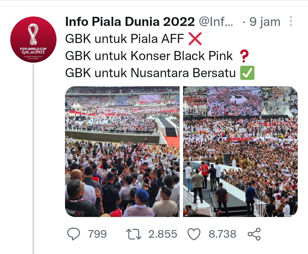 Viral Sampah Berserakan Sempat Terlihat Usai Acara Nusantara Bersatu di GBK