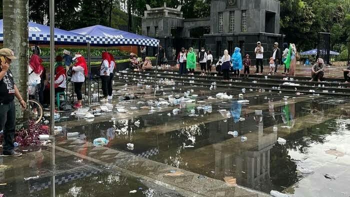 Relawan Nusantara Bersatu Menghasilkan 31 Ton Sampah Di GBK