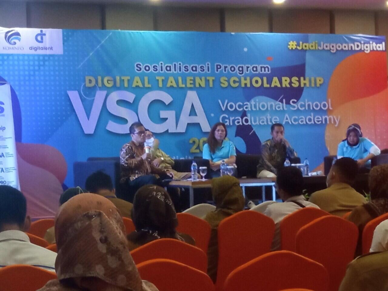 Sosialisasi Pelatihan Program VSGA - Digital Talent Scholarship (DTS) Kominfo 2023