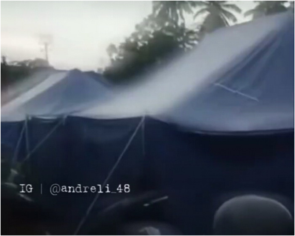 Akibat Pencopotan Label pada Tenda Bantuan Gempa Cianjur, Pengungsi Keluhkan Hal Ini