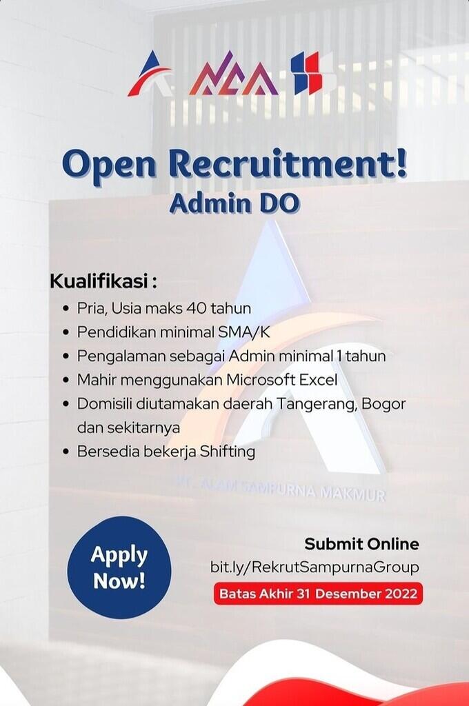 PT. ALAM SAMPURNA MAKMUR - ADMIN DO 