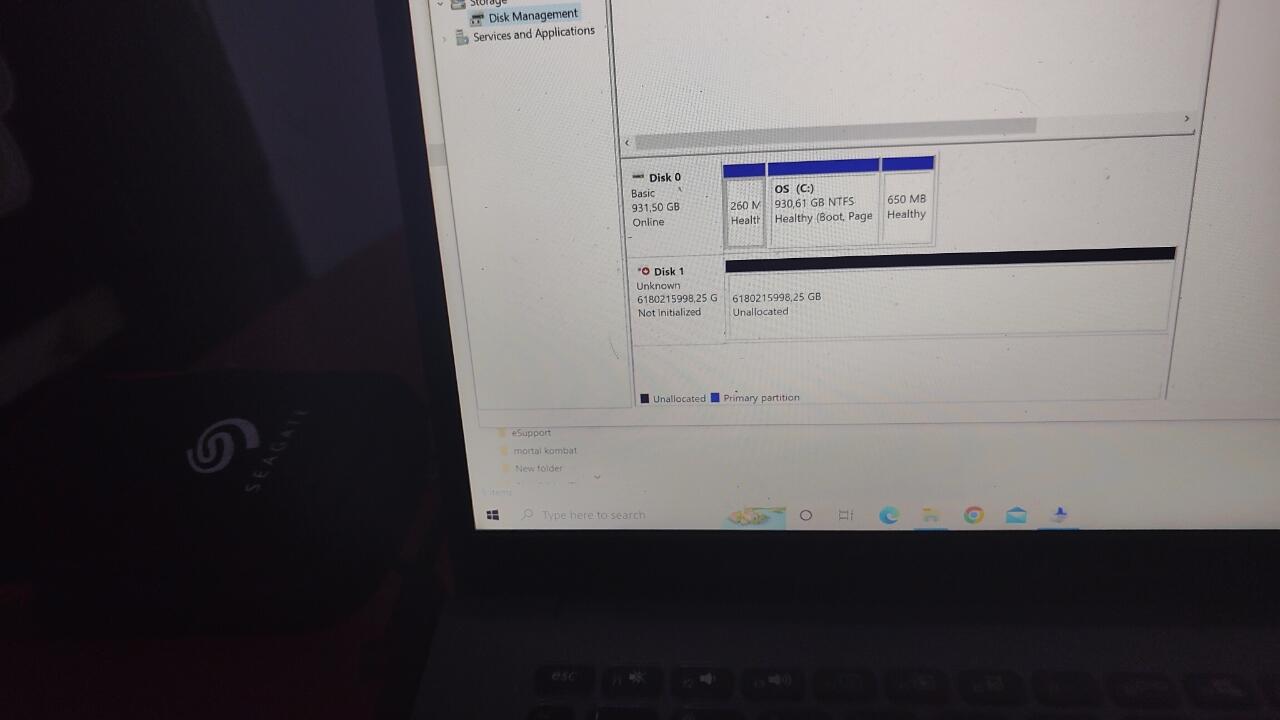 Help Gan Harddisk Unallocated (tidak Terdeteksi)